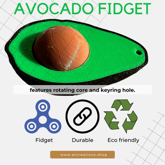 Avocado fidget (set of 2)