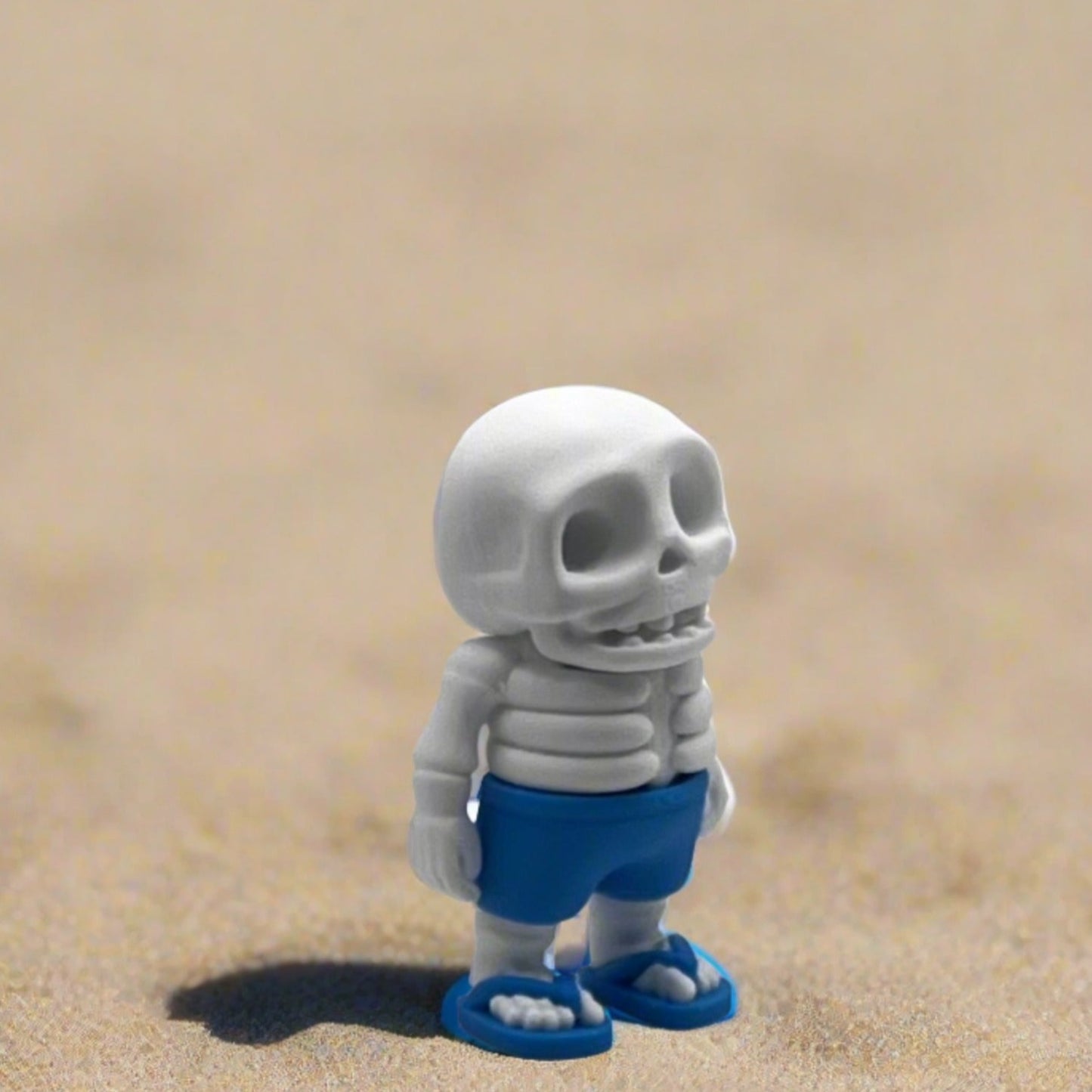 Beach Bones Buddies - white, blue.